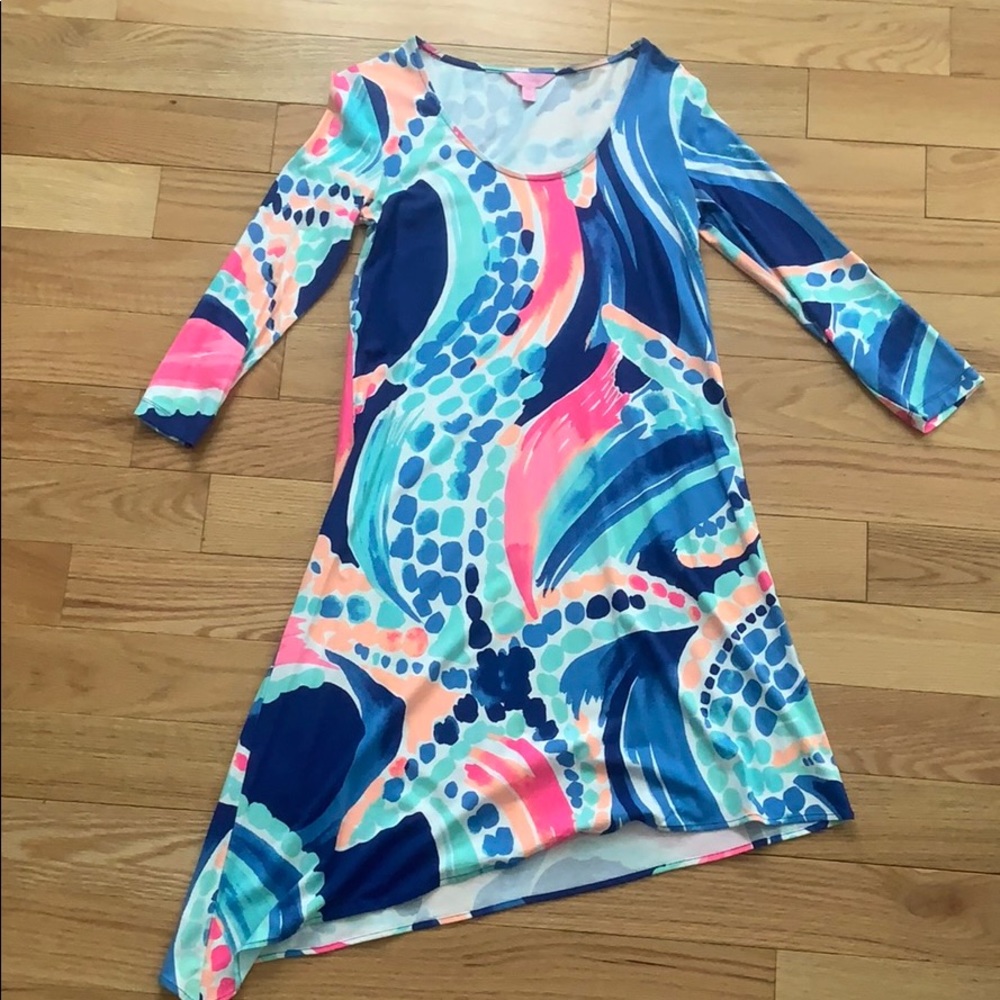 Lilly Pulitzer asymmetrical dress